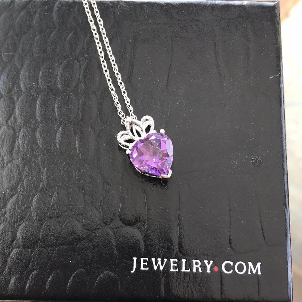 Amethyst pendant- February birthstone💜